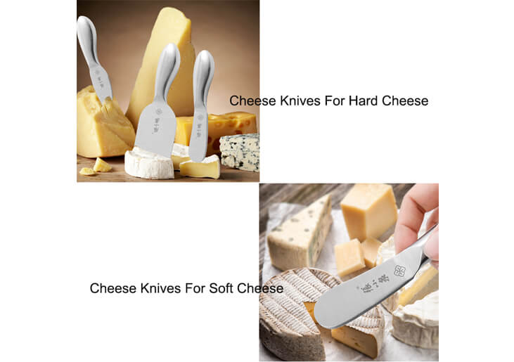 Cheese Knives For Hard/Soft Cheese