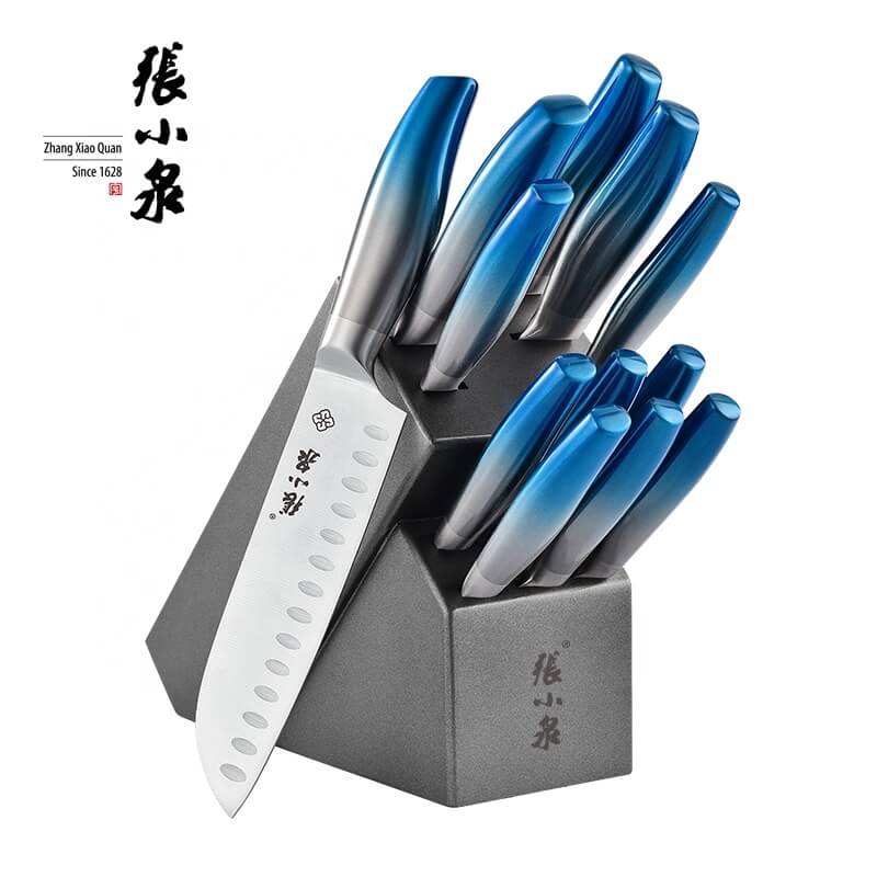 svinge Skuldre på skuldrene gør det fladt Zhang Xiaoquan 12 Pcs Color Spraying Knife Set For Sale
