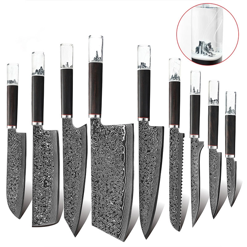 santoku chef knife set
