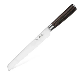 8 inch Serrated Bread Knife With Pakkawood Handle