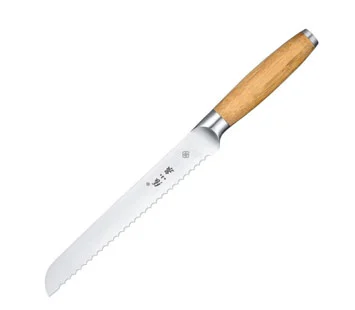 3cr13 Stainless Steel Bamboo Handle 8 Inch Bread Knife