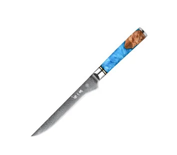 Resin Wood Handle 6 Inch Boning Fillet Knife