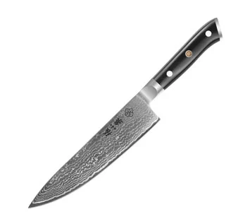 8 Inch G10 Handle Super Sharp Damascus Knife