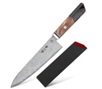 8 Inch Japanese Kiritsuke Chef Knife 67 Layers Damascus Steel Kitchen Knives