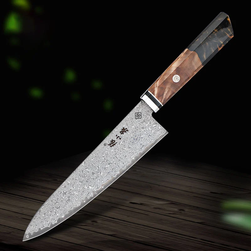 copper kitchen knife set