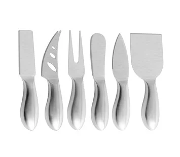6-piece Stainless Steel Cheese Knife Set