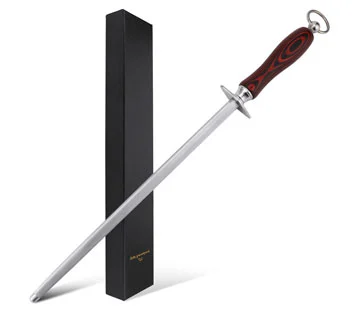 12 In. Carbon Steel Professional Knife Sharpener Rod